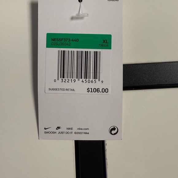 Nike Dark Blue Swimsuit with Patterned Accents - Picture 5 of 9